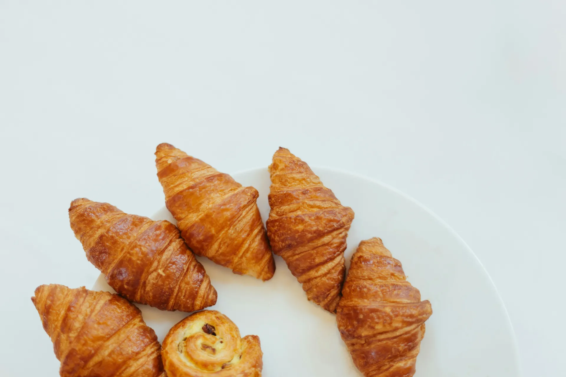 Fresh croissants